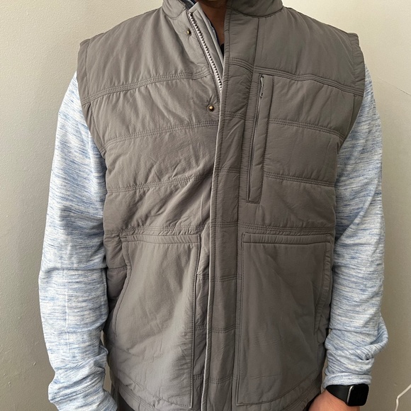 Mountain Khakis Mens Grey Vest, Size Large - Picture 1 of 6